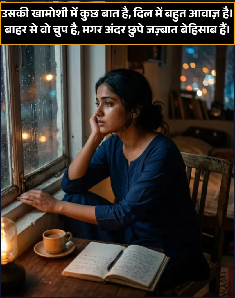 2 Line Khamoshi Shayari