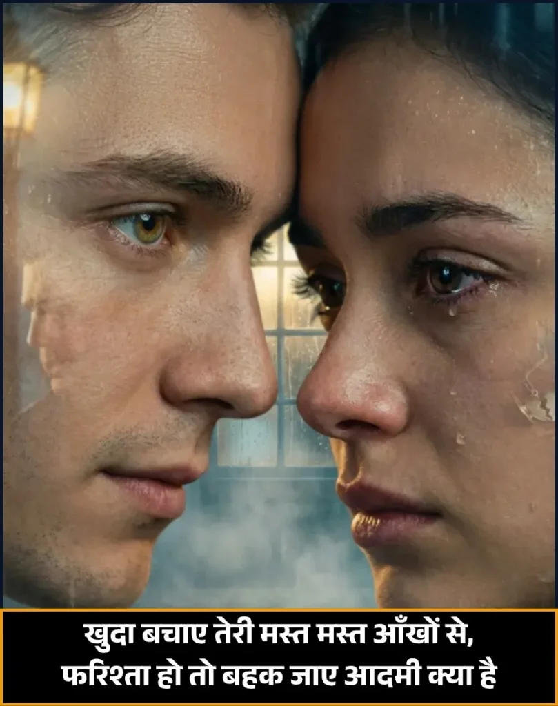 2 Line Shayari on Eyes for Boy