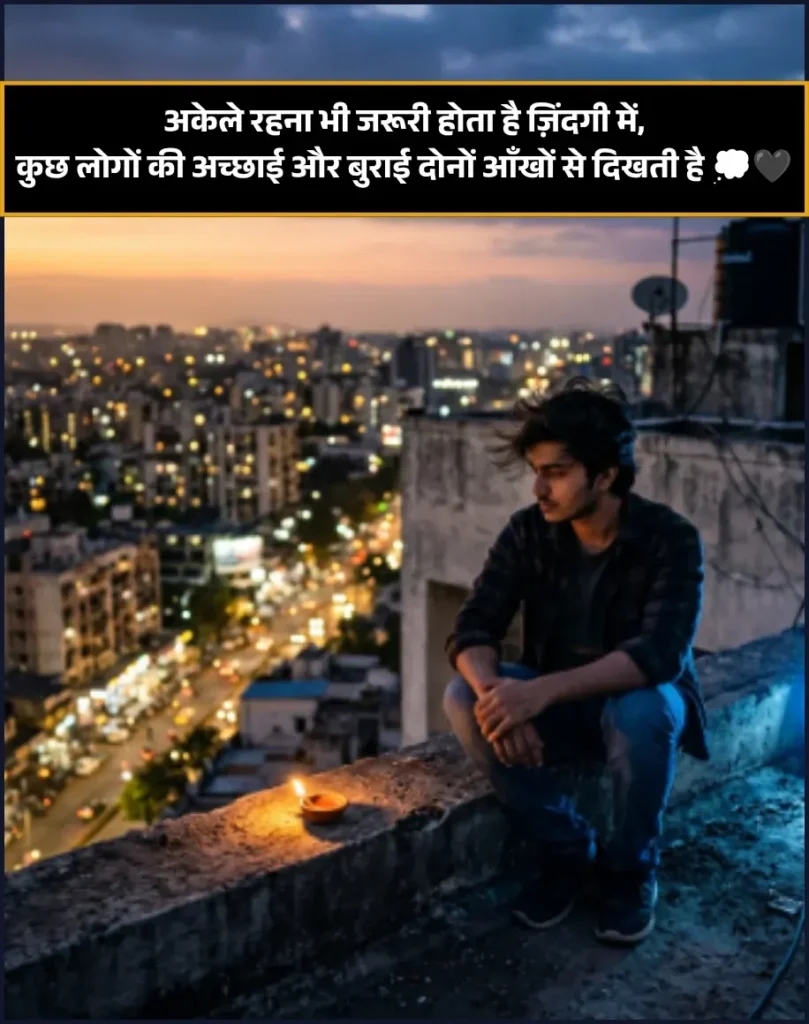 Alone Shayari 2 Lines