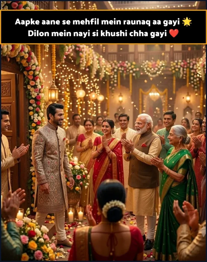 Anchoring Welcome Shayari for Guest in English