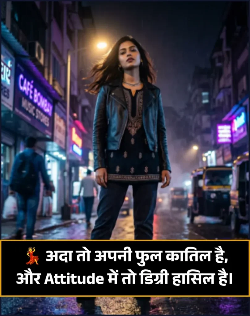 Attitude Shayari for Girls