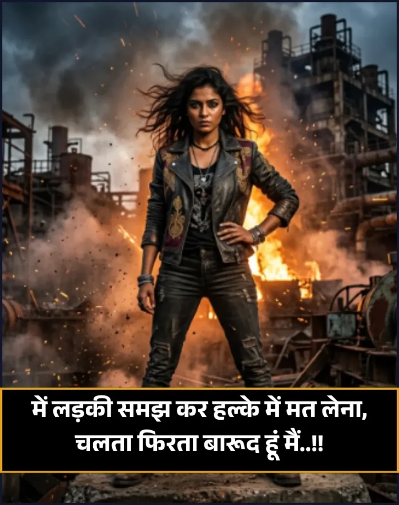 Attitude Shayari for Girls in Hindi for Instagram