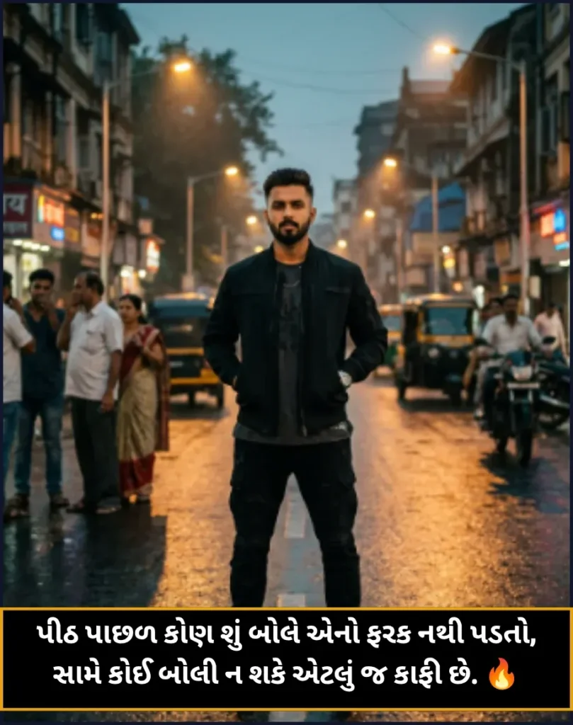 Attitude Shayari Gujarati