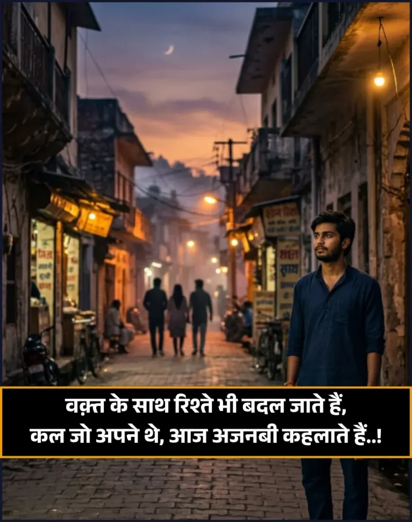 Badalte Rishte Shayari