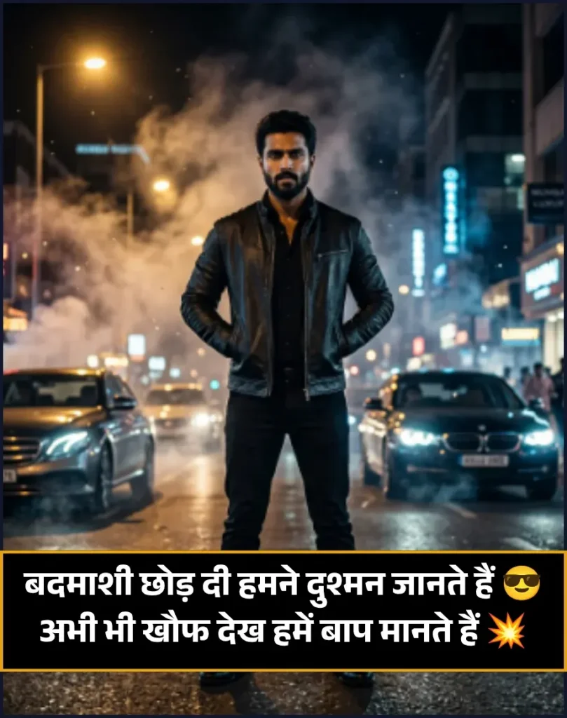 Badmashi Gangster Shayari