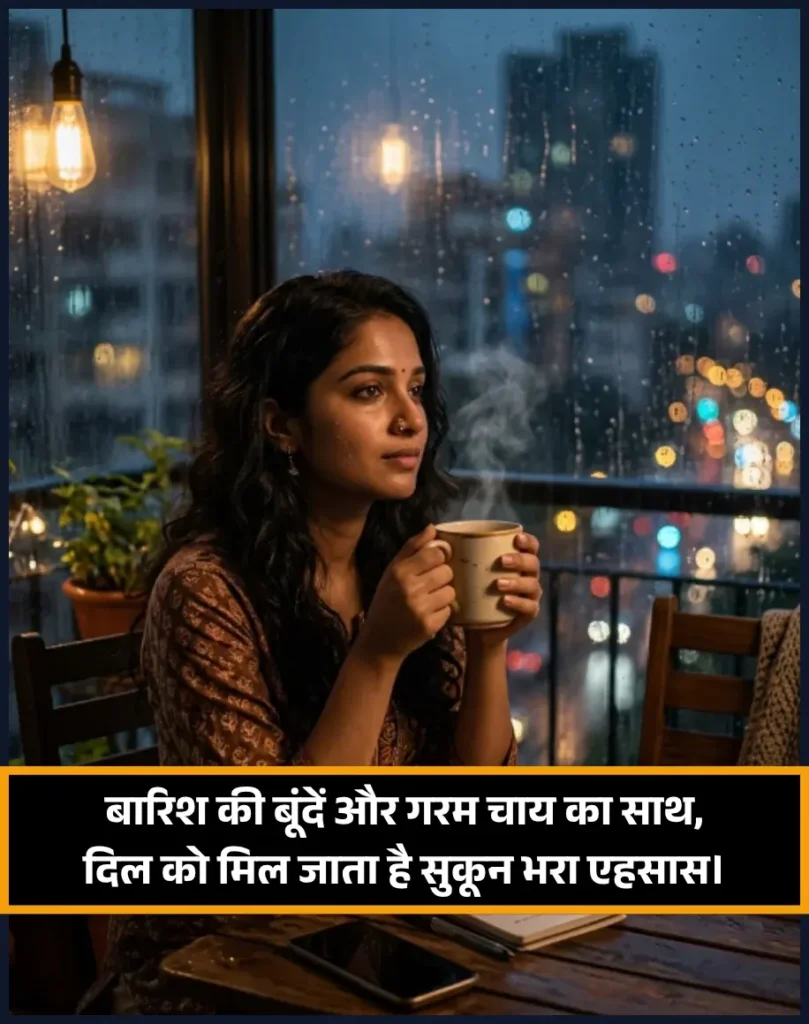 Barish Chai Shayari