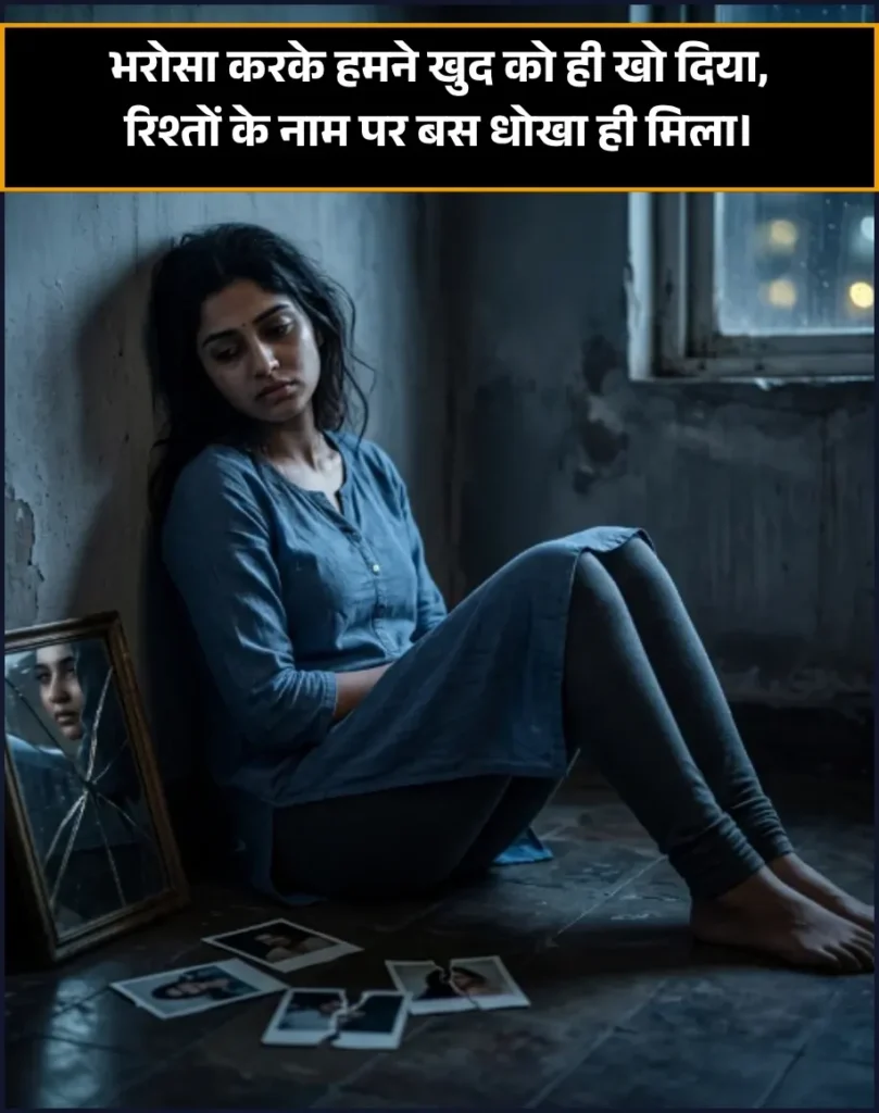 Bharosa Rishte Dhoka Shayari