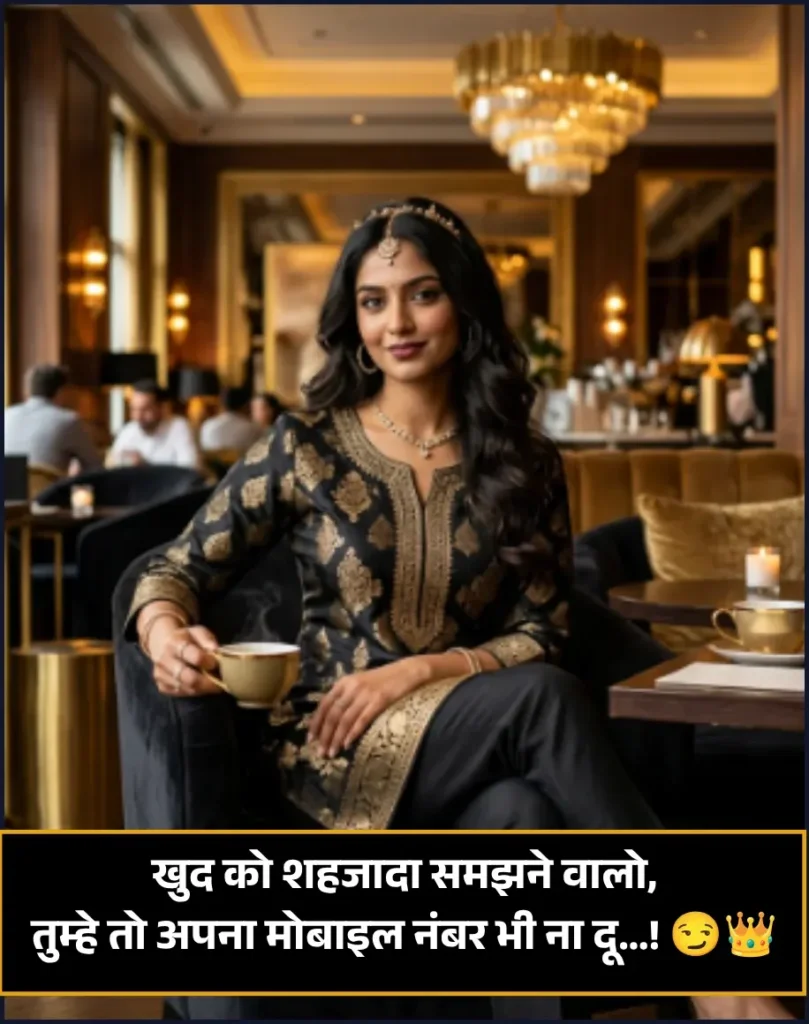 Boys Attitude Shayari for Girls