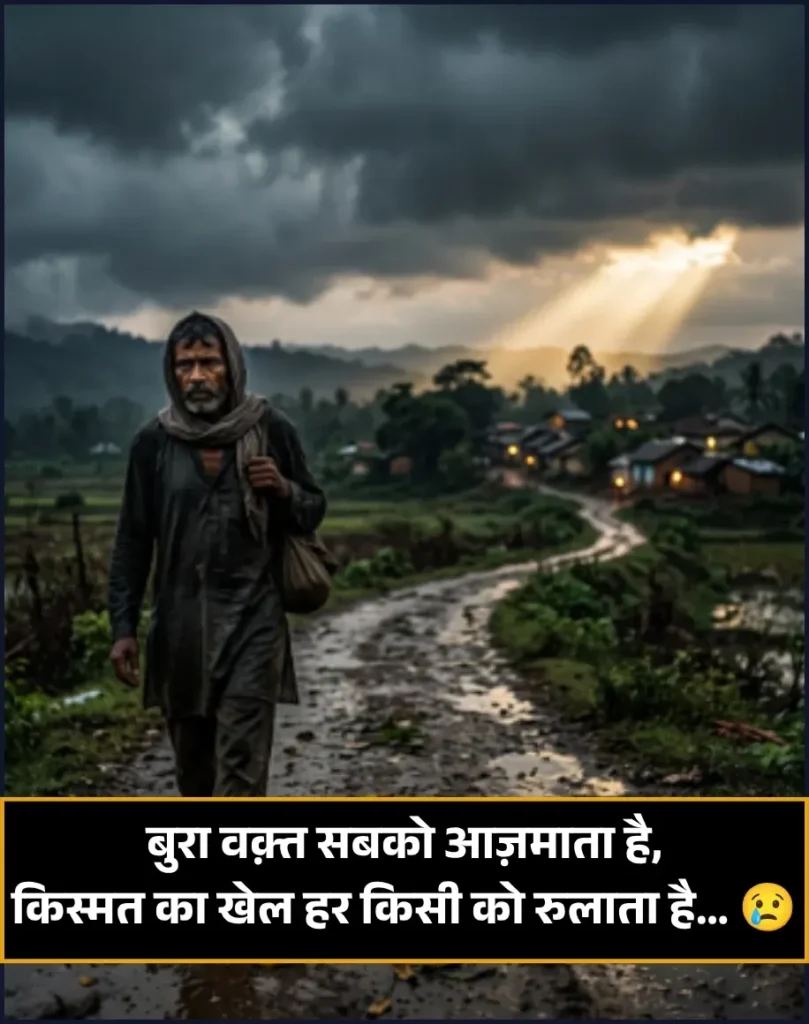 Bura Bura Waqt Kismat Sad Shayari