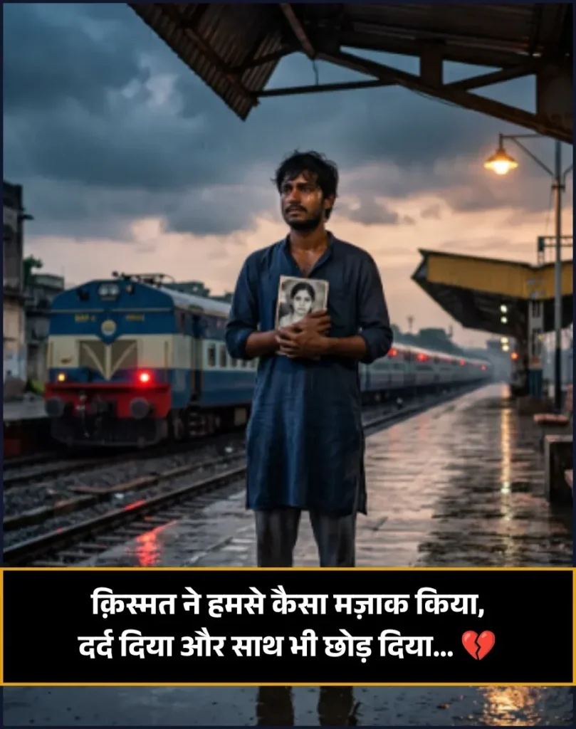 Bura Waqt Kismat Sad Shayari