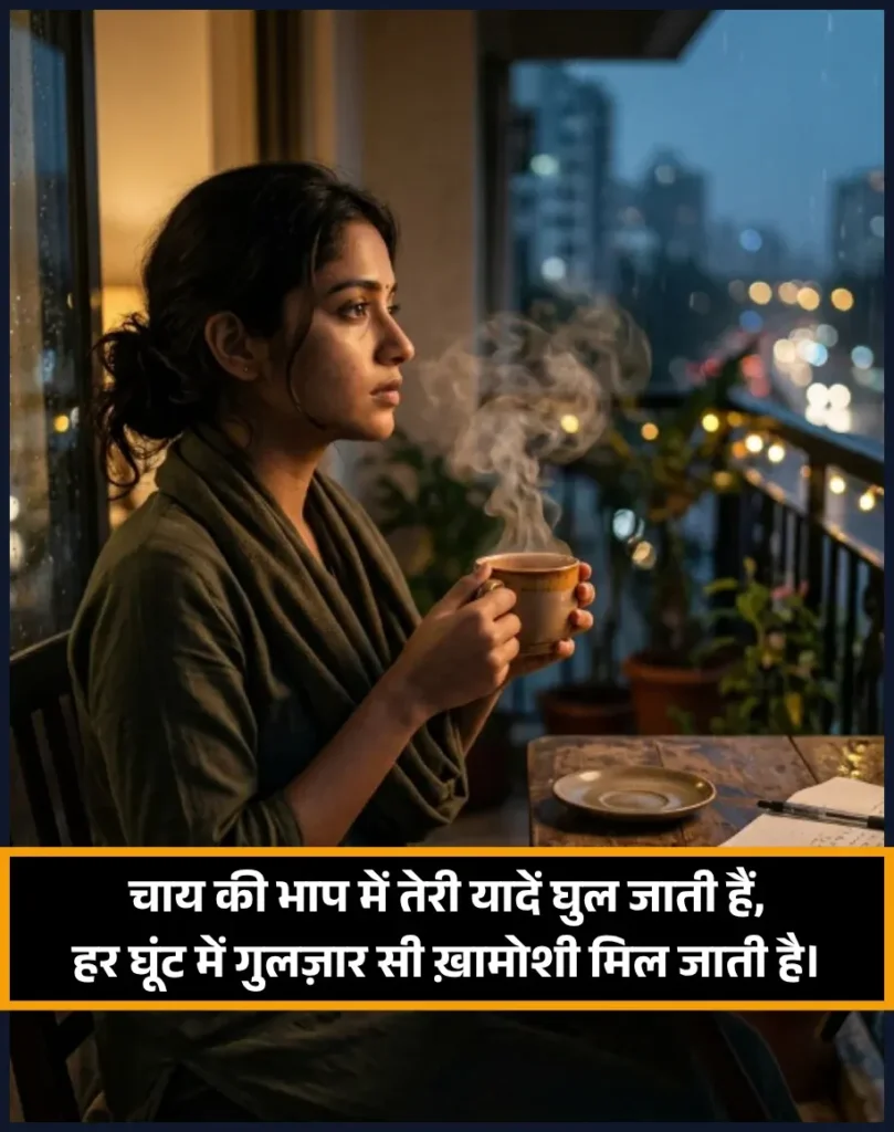 Chai Shayari Gulzar