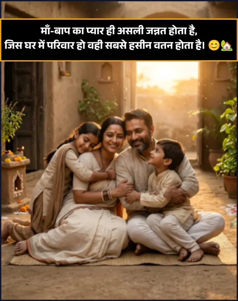 Cute Family Happy Family Shayari