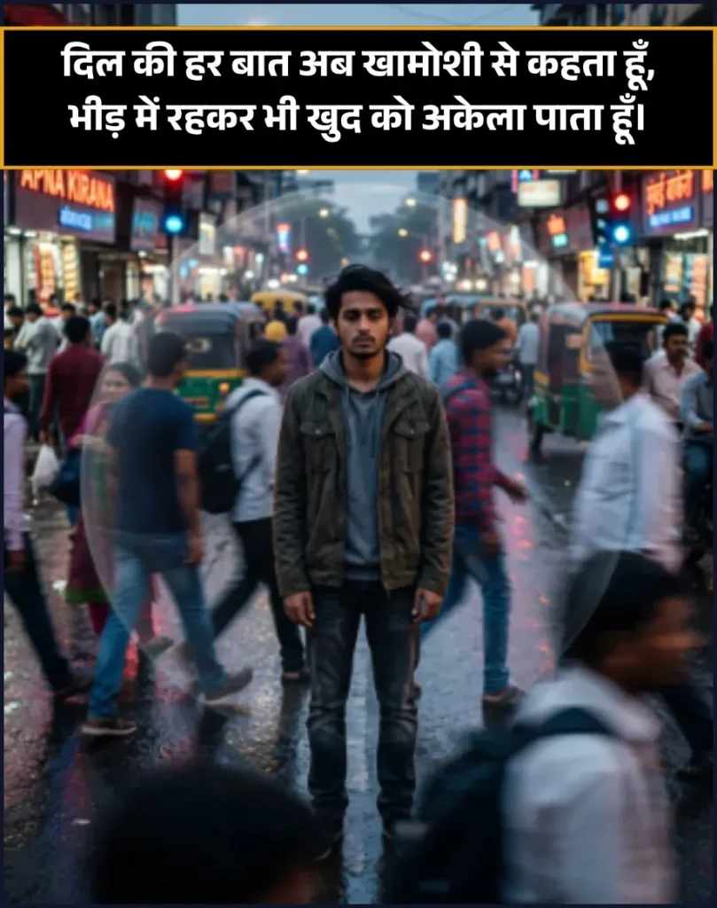 Emotional Alone Shayari
