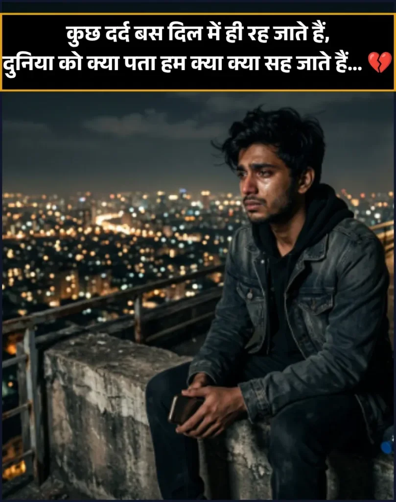 Emotional Painful Alone Sad Shayari in Hindi