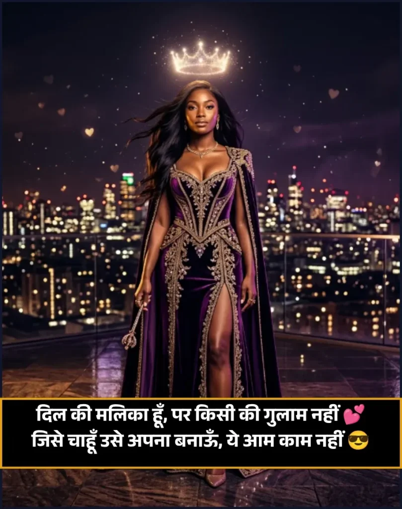 Female Attitude Shayari Love