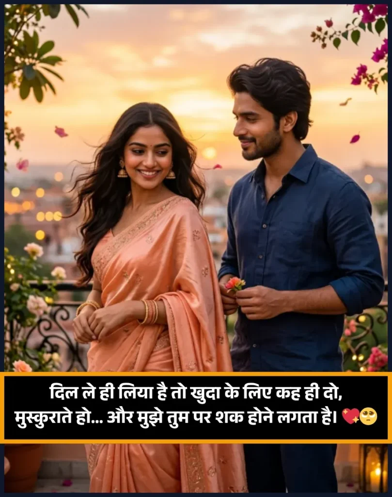 First Time Love Propose Shayari in Hindi