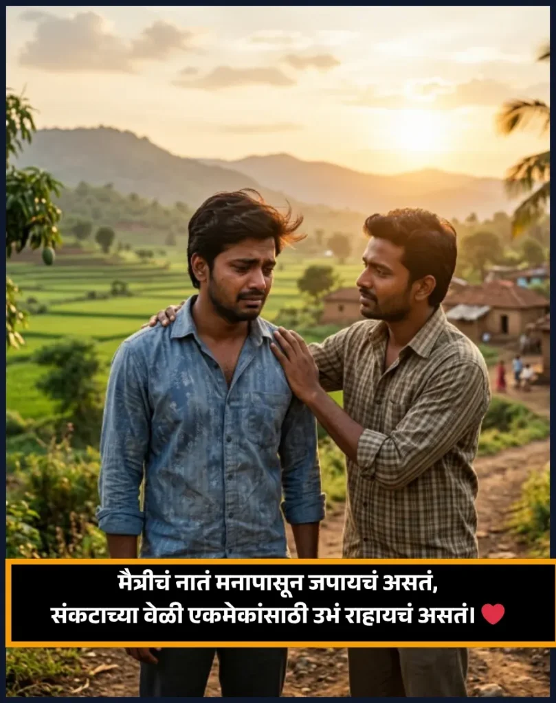 Friendship Shayari in Marathi