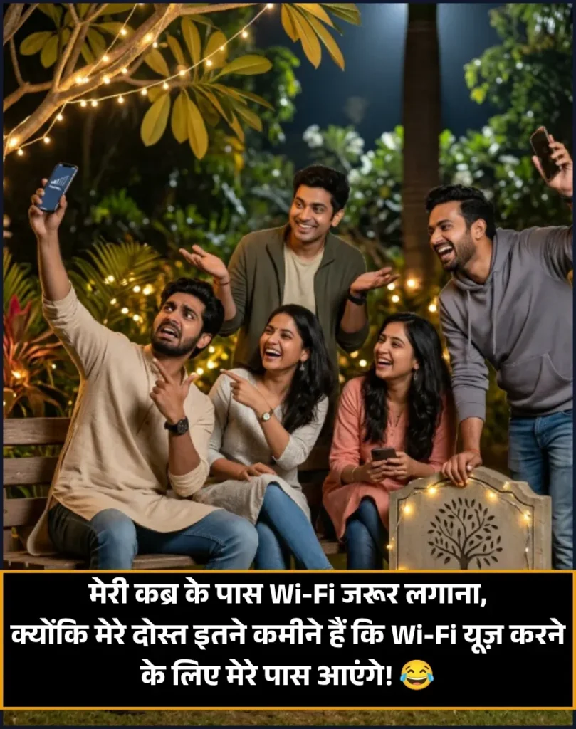 Funny Shayari for Friends
