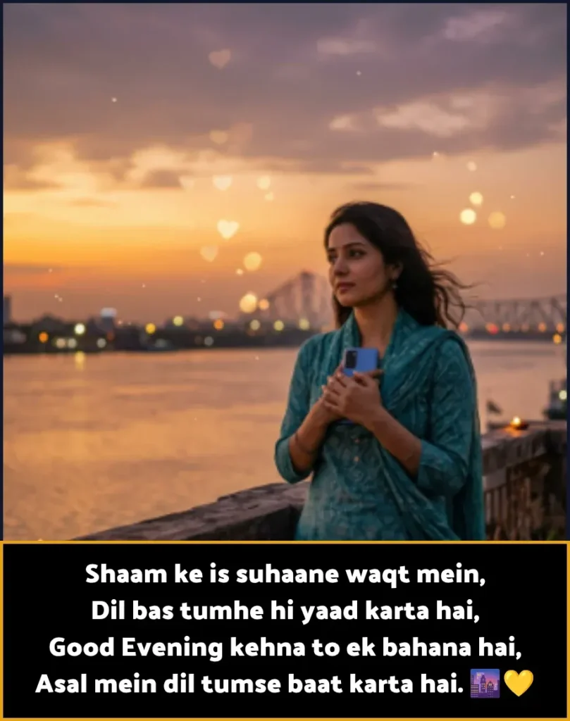 Good Evening Shayari in English