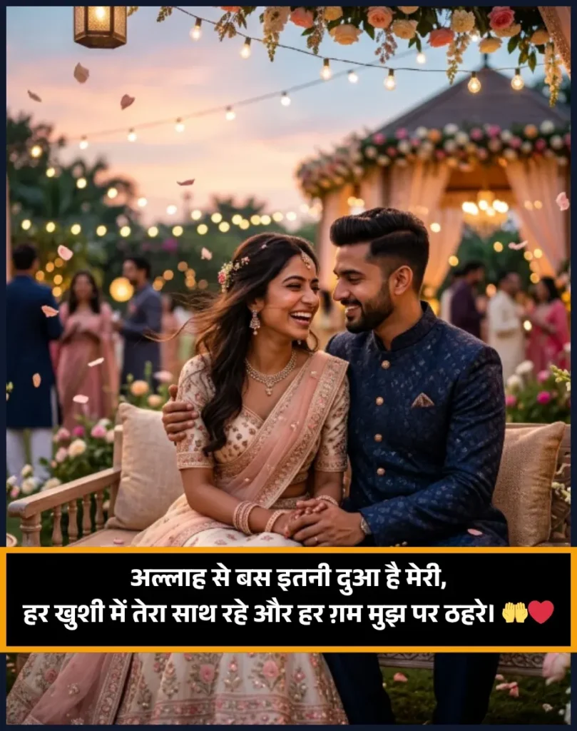 Husband Wife Dua Islamic Couple Shayari