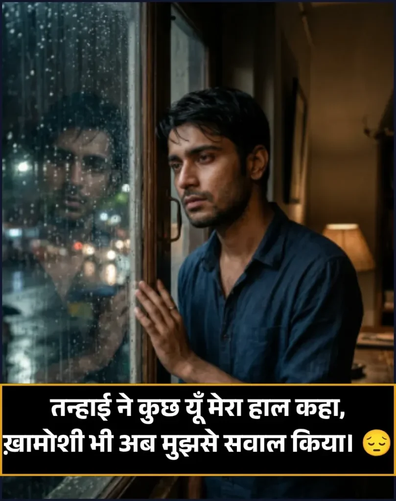 Khamoshi Akelapan Shayari in Hindi