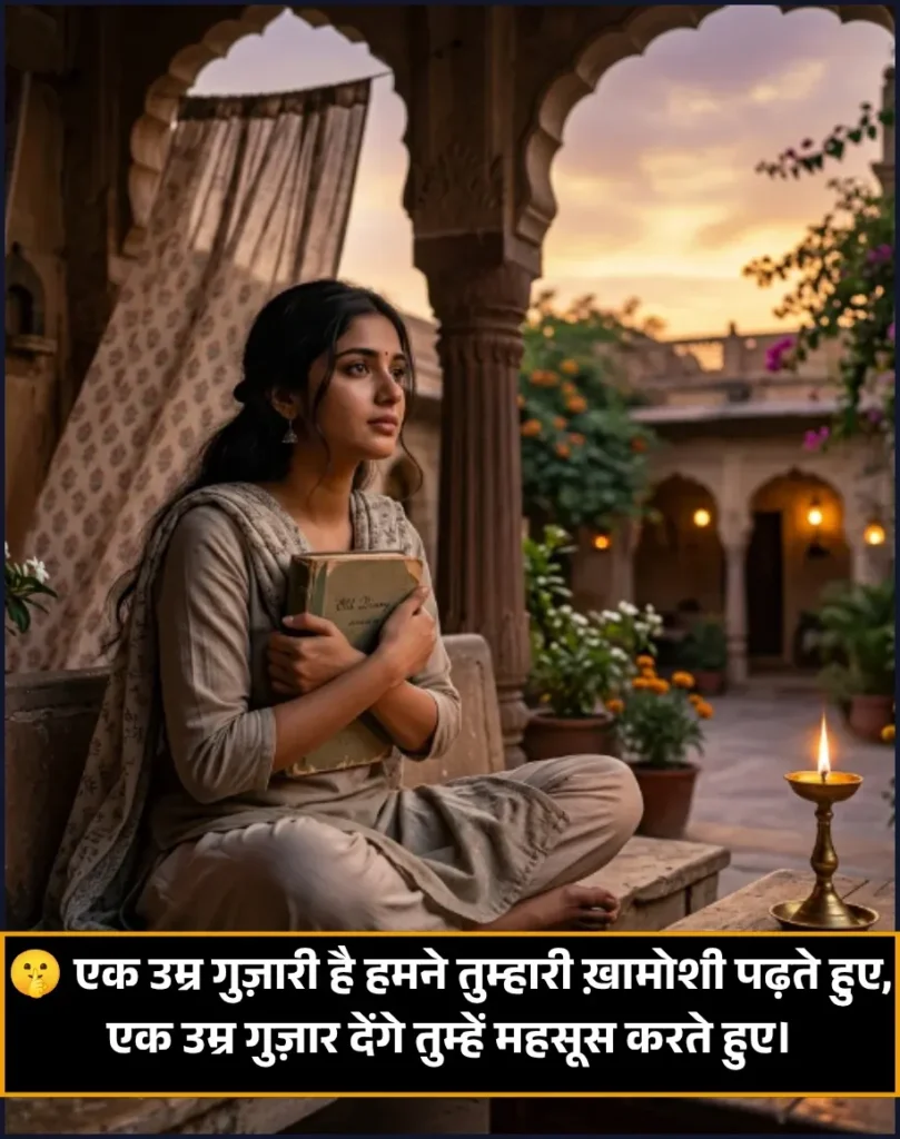 Khamoshi Shayari in Hindi