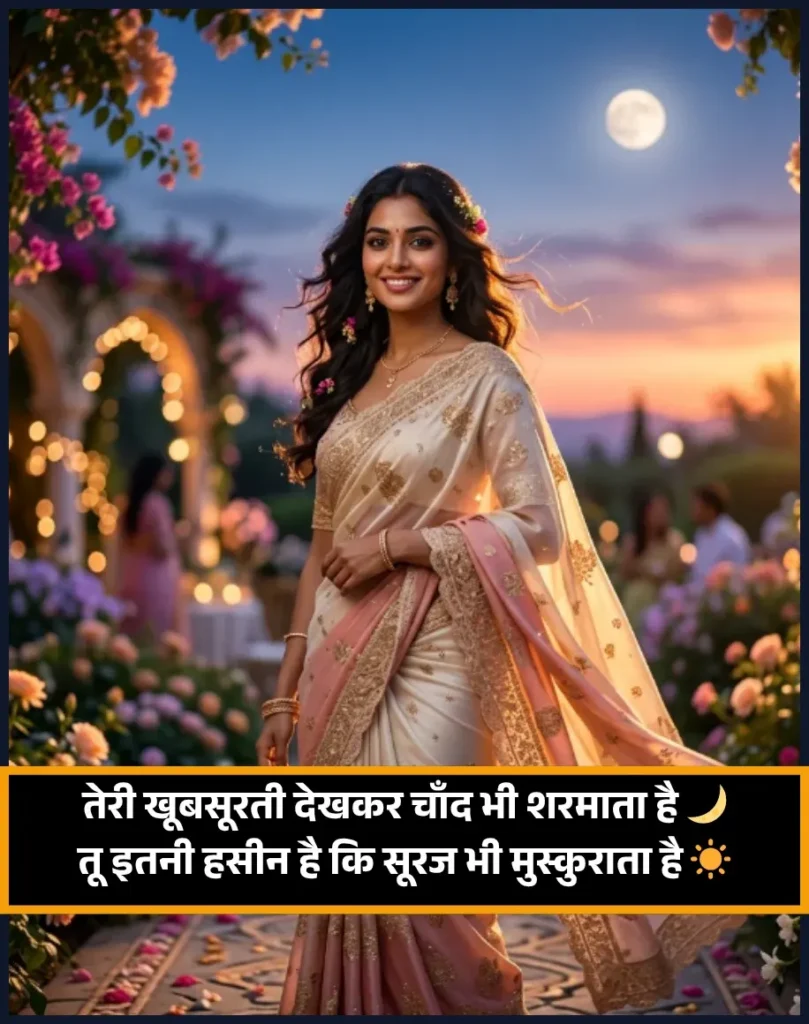 Khubsurti Ki Tareef Shayari 2 Line