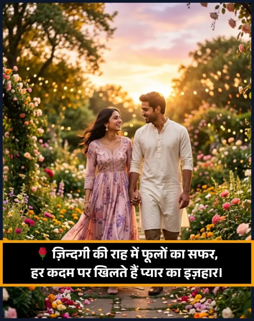 Flower Shayari on Life