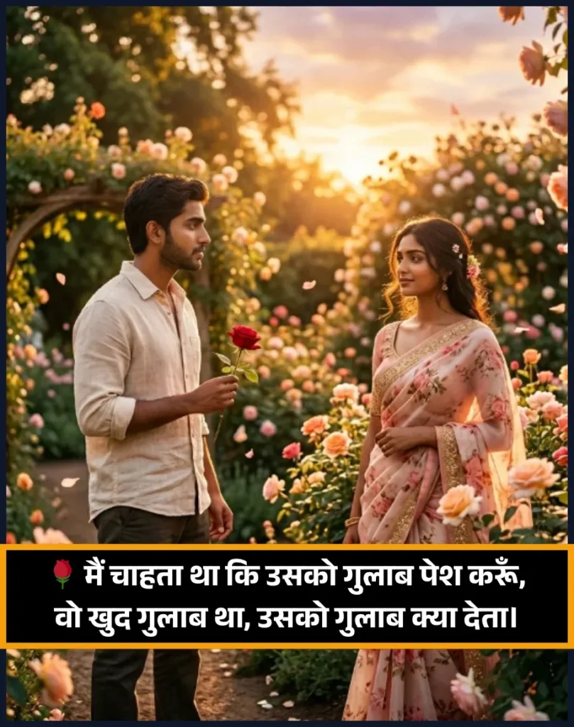 Love Flower Shayari