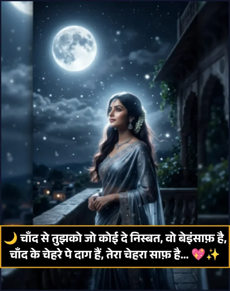Love Moon Shayari