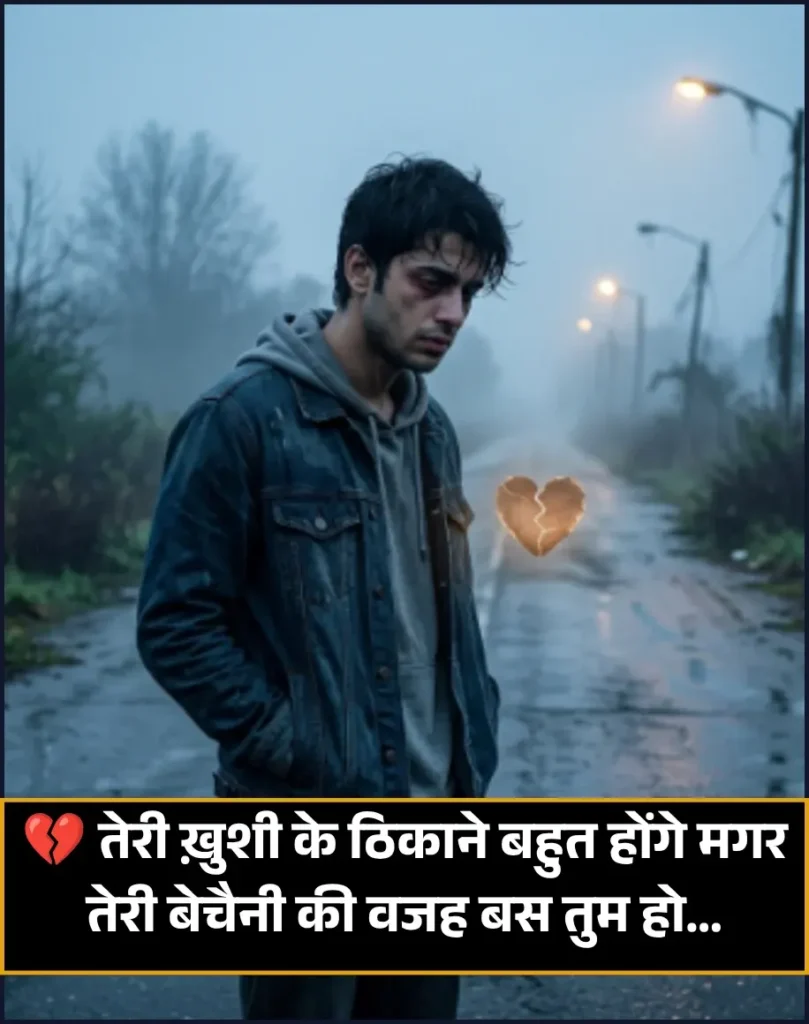 Love Painful Alone Sad Shayari in Hindi