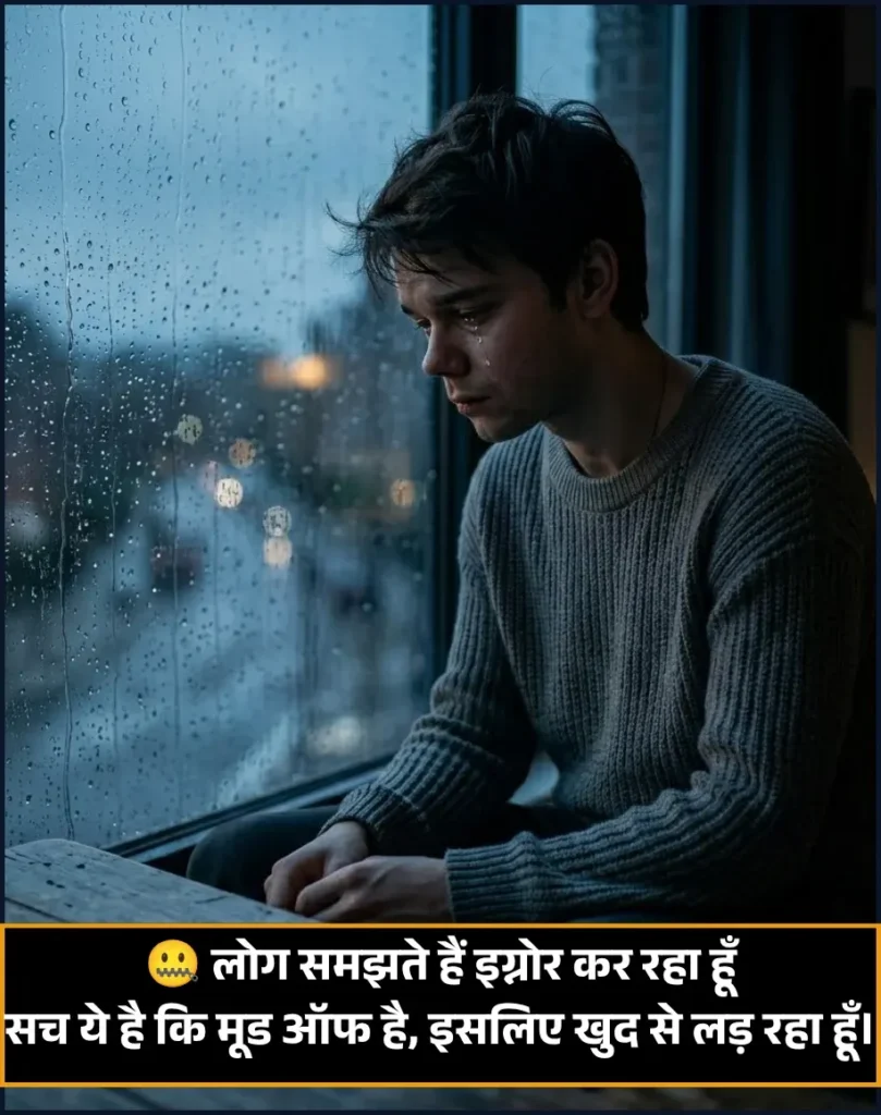 Mood Off Shayari Love
