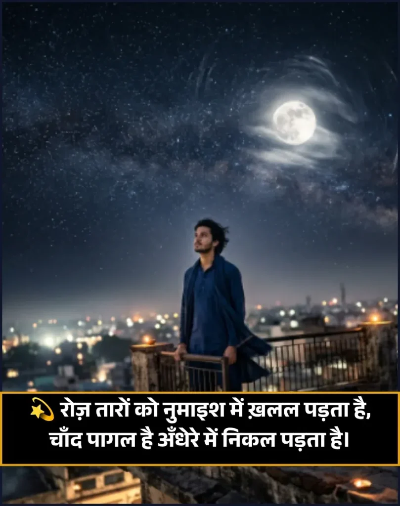 Moon Shayari
