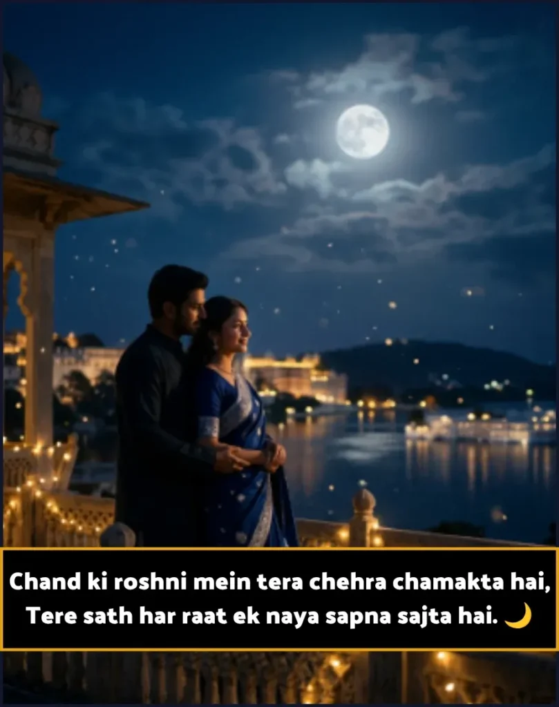 Moon Shayari in English for Instagram