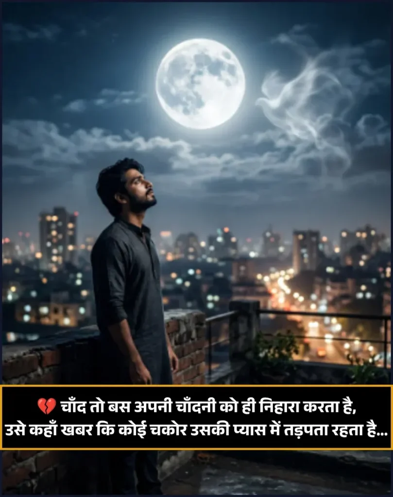 Moon Shayari in Hindi