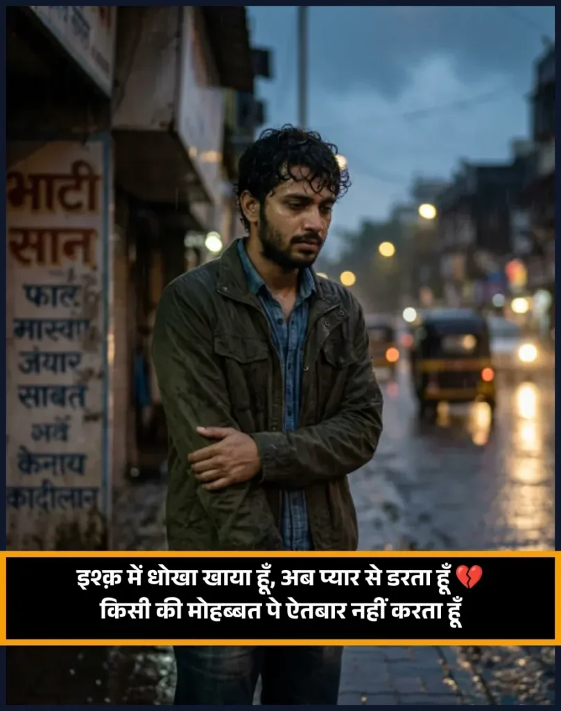 No Love Shayari in Hindi