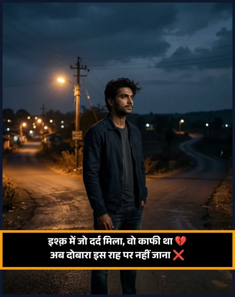 No Love Shayari on Life