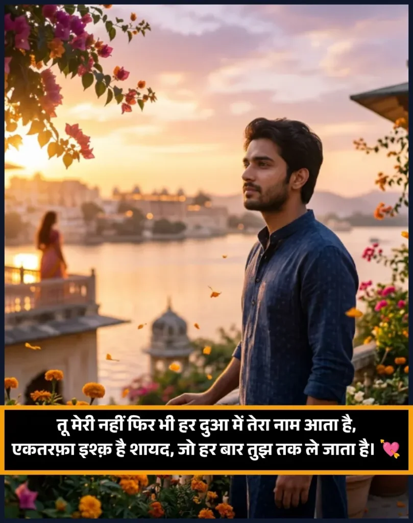One Sided Love Shayari 2 Line for Girlfriend