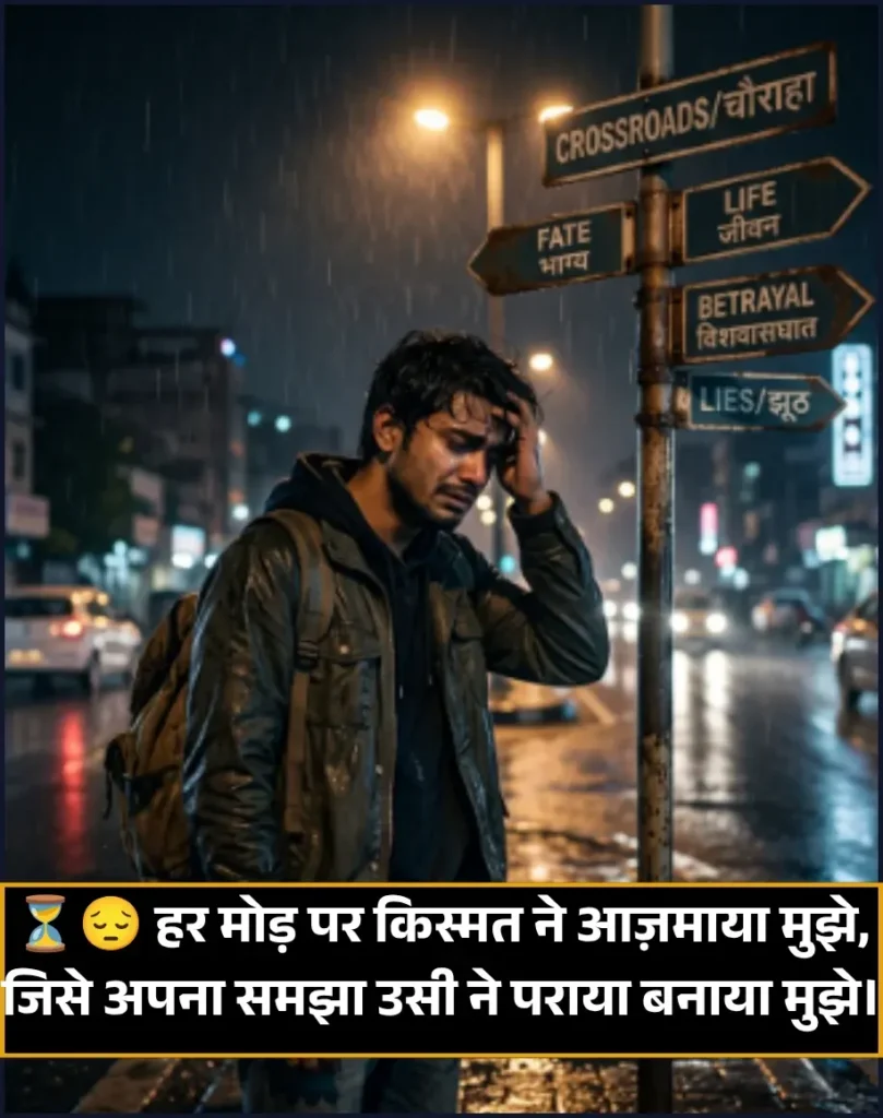 Painful Alone Sad Shayari in Hindi