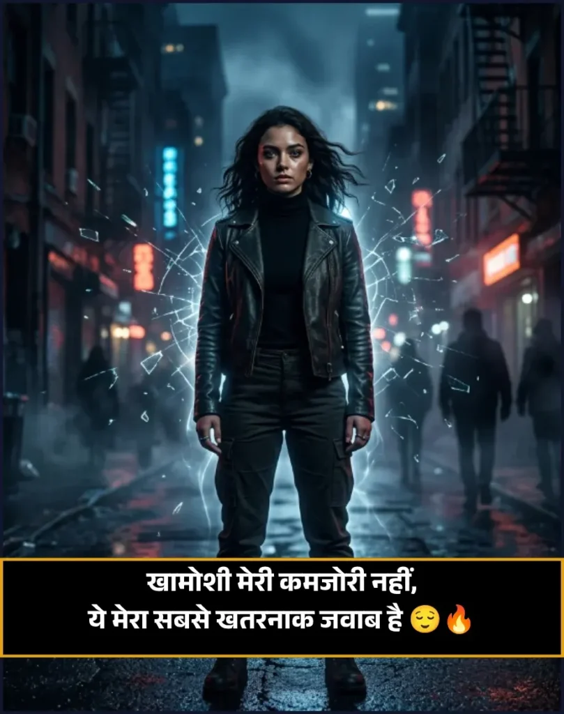 Positive Attitude Gussa Female Attitude Shayari