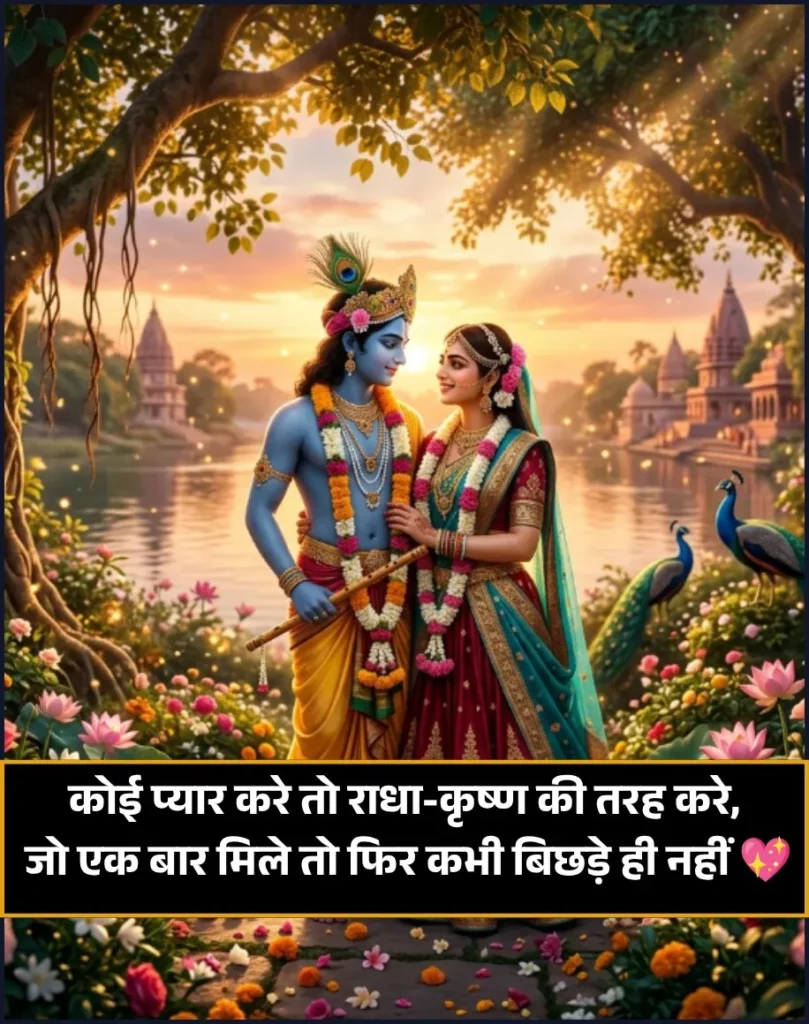 Radha Krishna Love Quotes in Hindi