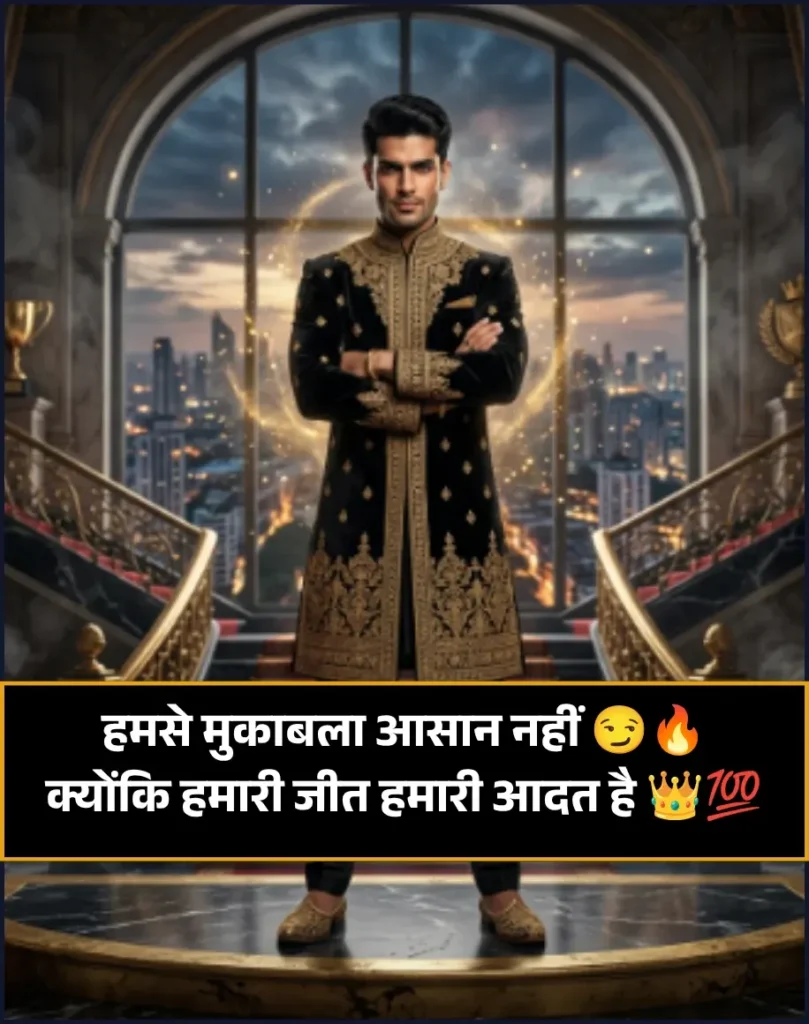 Roman Attitude Shayari for Boys