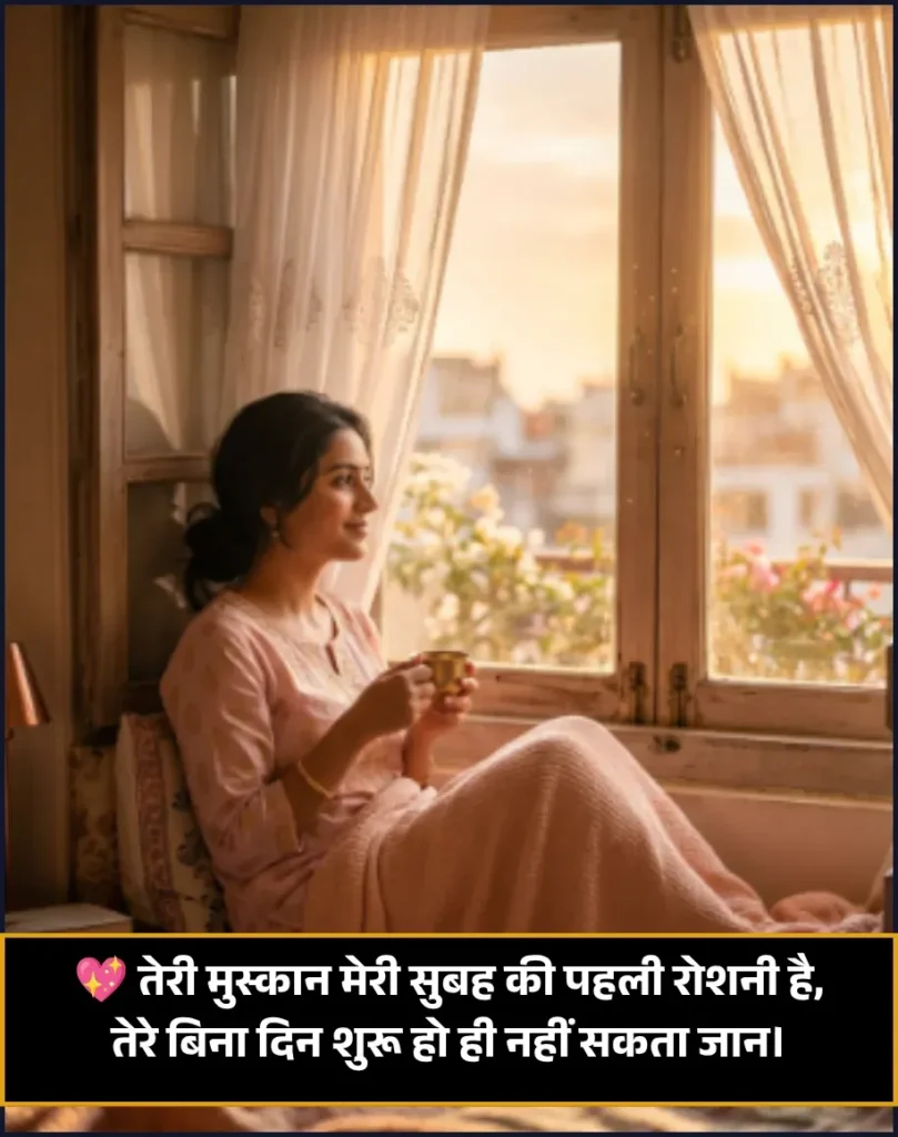 Romantic Good Morning Shayari
