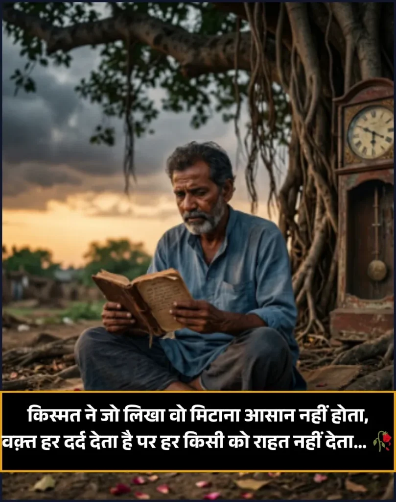 Sad Waqt Kismat Sad Shayari