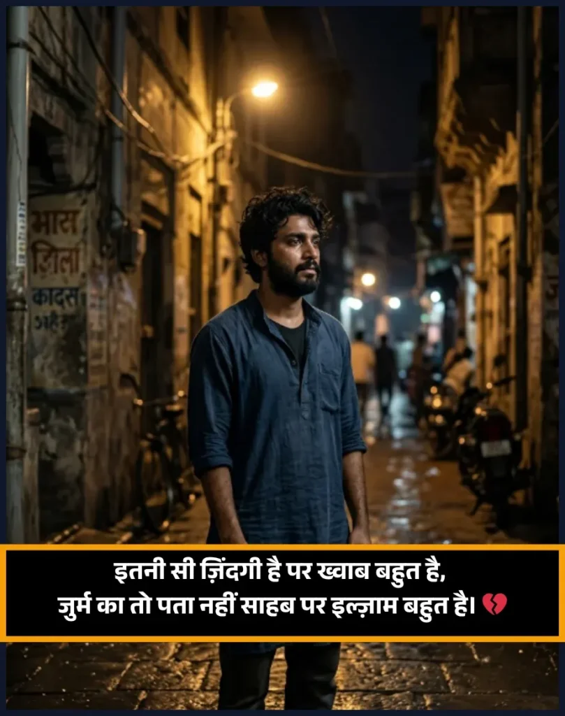 Sad Zindagi Shayari in Hindi