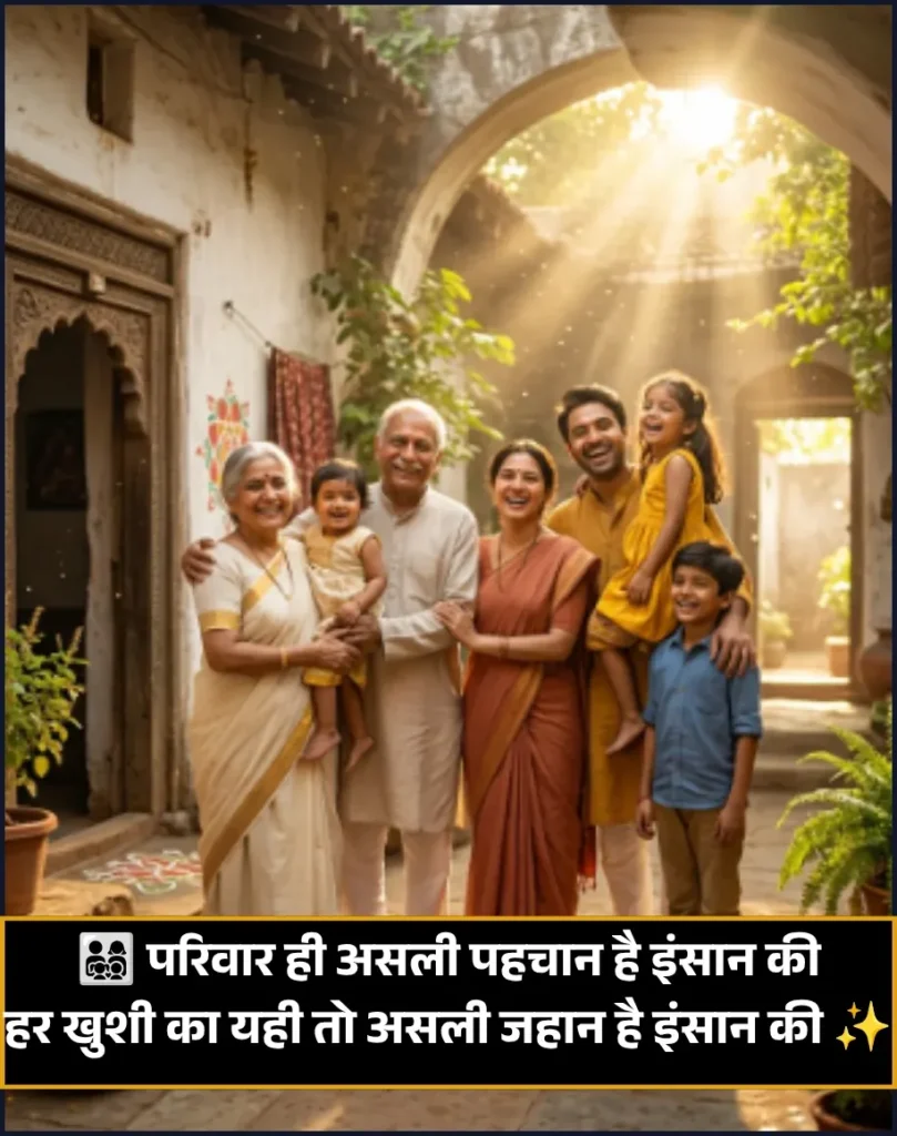 Short Family Shayari in Hindi