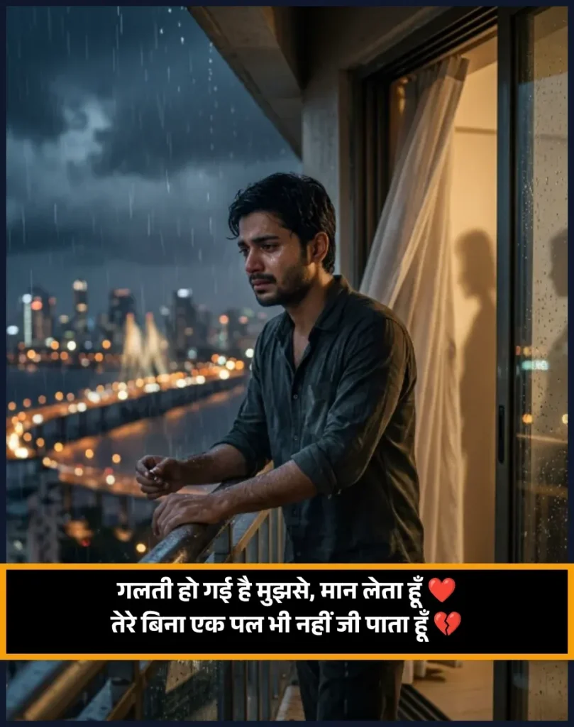 Sorry Shayari for Gf
