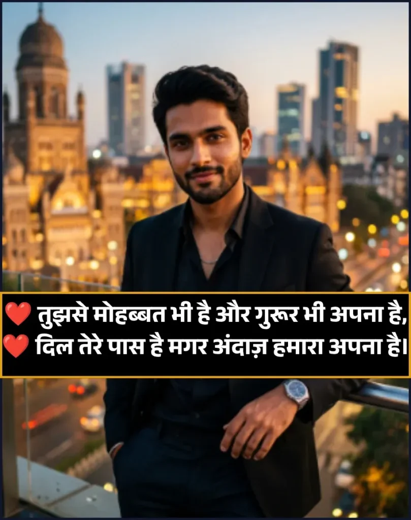 Stylish 💕 😘 Shayari Attitude ❤ Hindi Love Boy