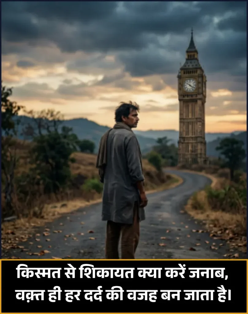 Waqt Kismat Sad Shayari