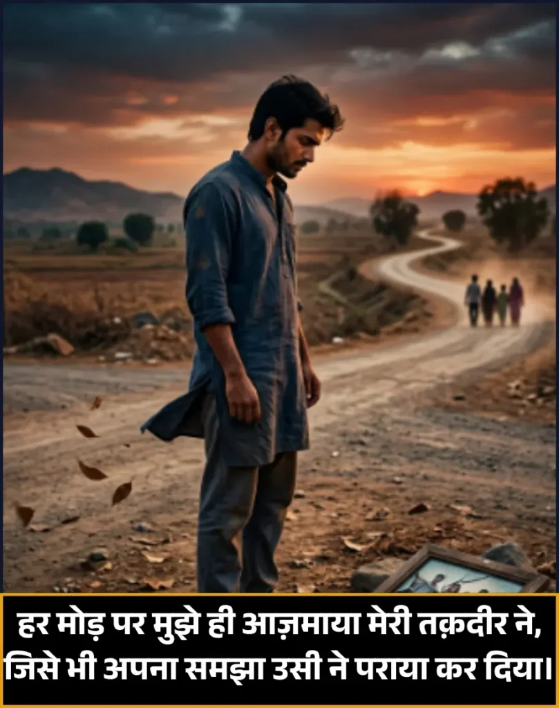 Waqt Waqt Kismat Sad Shayari